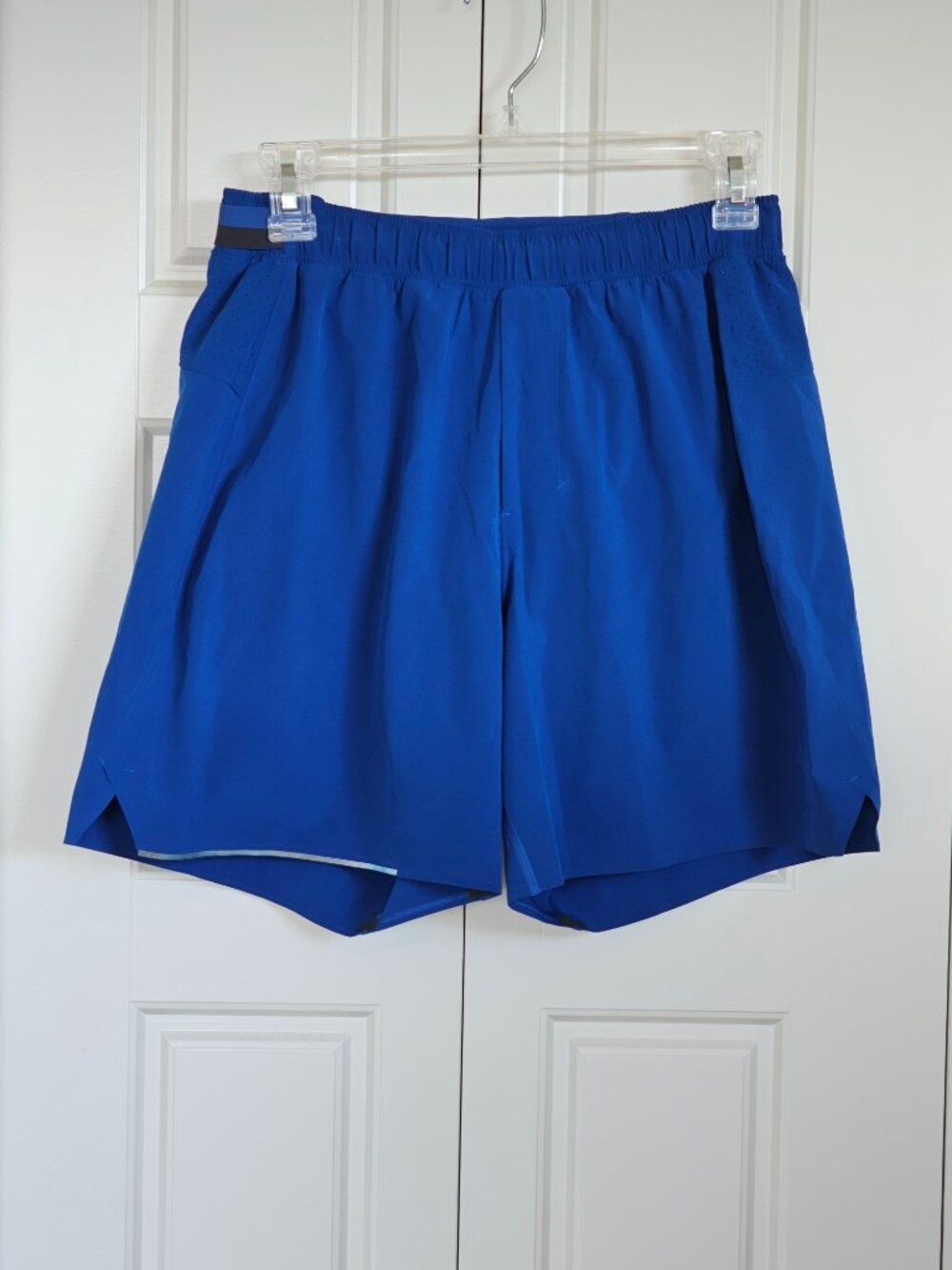 Lululemon Surge Short 6" Lined Men's S Bright Blue Poolside Running LM7A99S